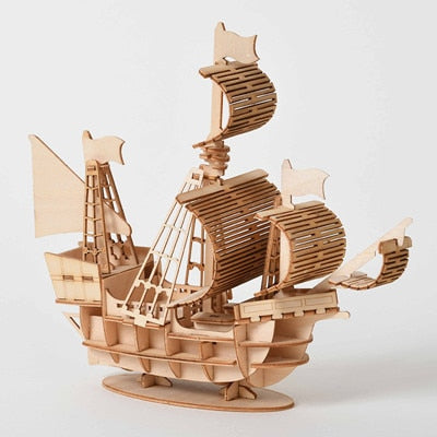 3D Wooden Model Building Kit.