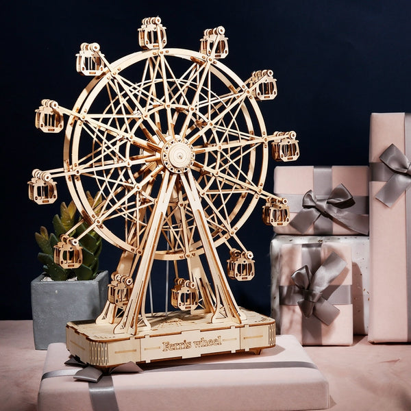 Robotime Rolife 3D Wooden"Ferris Wheel" Model Building Kit.
