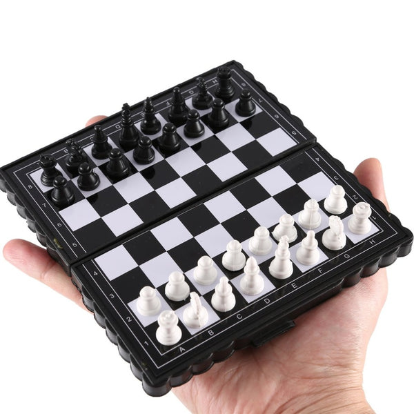 Mini  Folding Magnetic Chess Set.