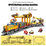 Railway Paving Machine - Electric - Technic Building Blocks.