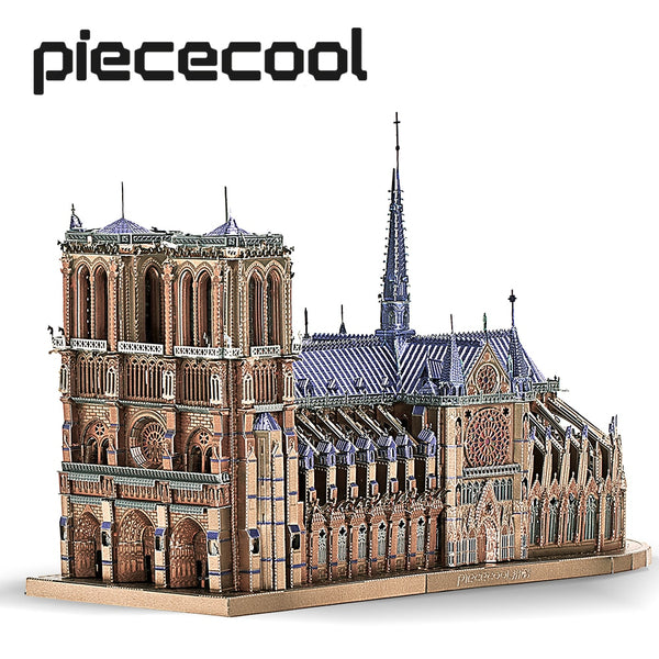 Piececool 3D Metal Model Building Kit - Notre Dame.